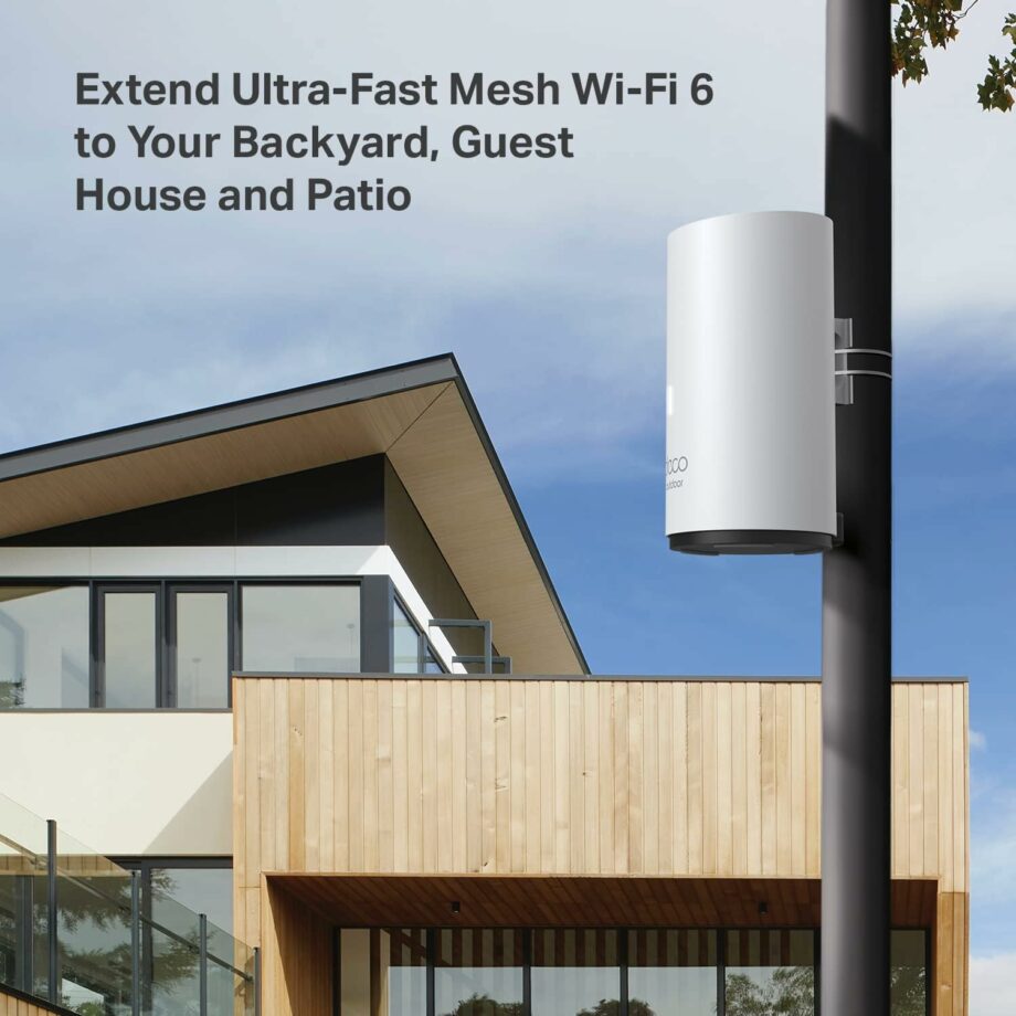 TP-Link Deco X50 AX3000 Outdoor Whole Home Mesh Wi-Fi 6 System (1-Pack)
