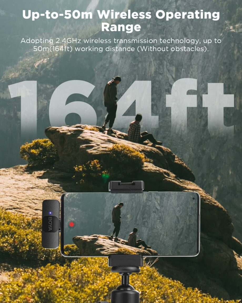 Boya BY-V20 Ultracompact Type C Dual Wireless Microphones System