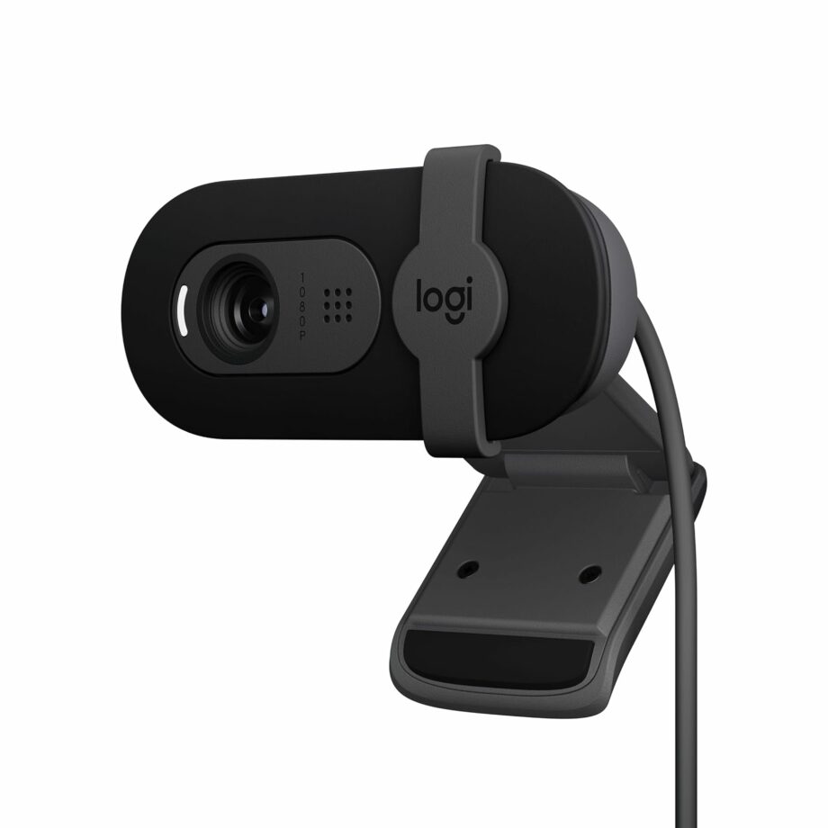 Logitech Brio 100 Full HD 1080p Webcam - Black