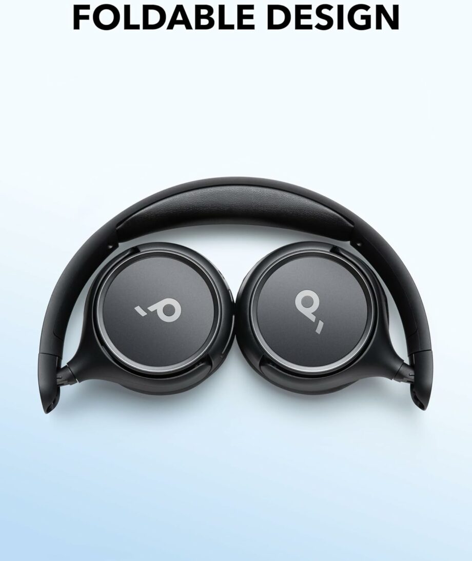 Anker Soundcore H30i Wireless 70H Playtime On-Ear Headphones - Black