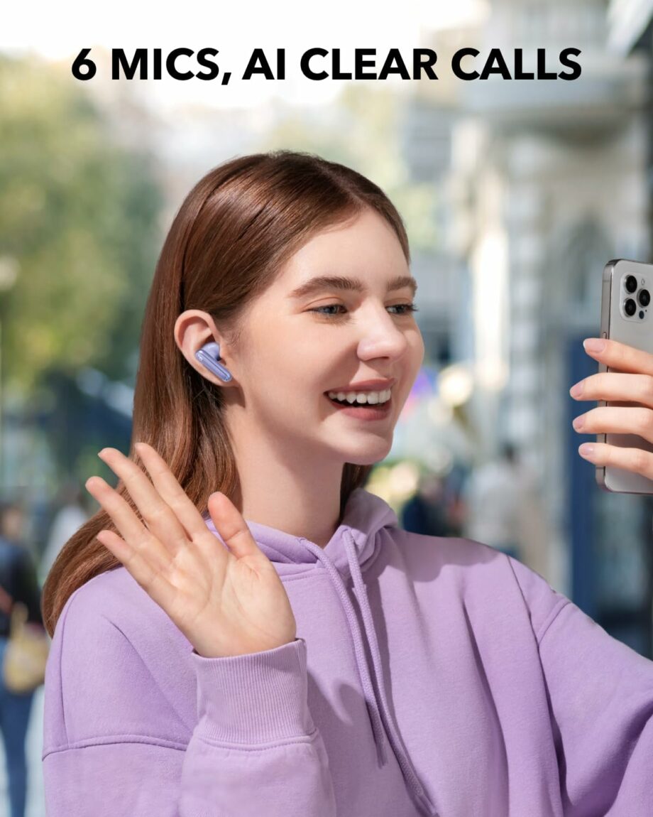 Anker Soundcore P40i Adaptive Noise Cancelling True Wireless Earbuds - Purple