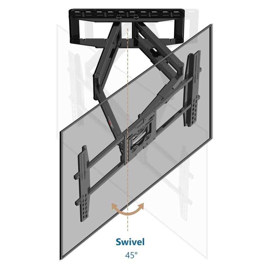 North Bayou SP5 Full Motion 75" to 110" Heavy Duty TV Wall Mount