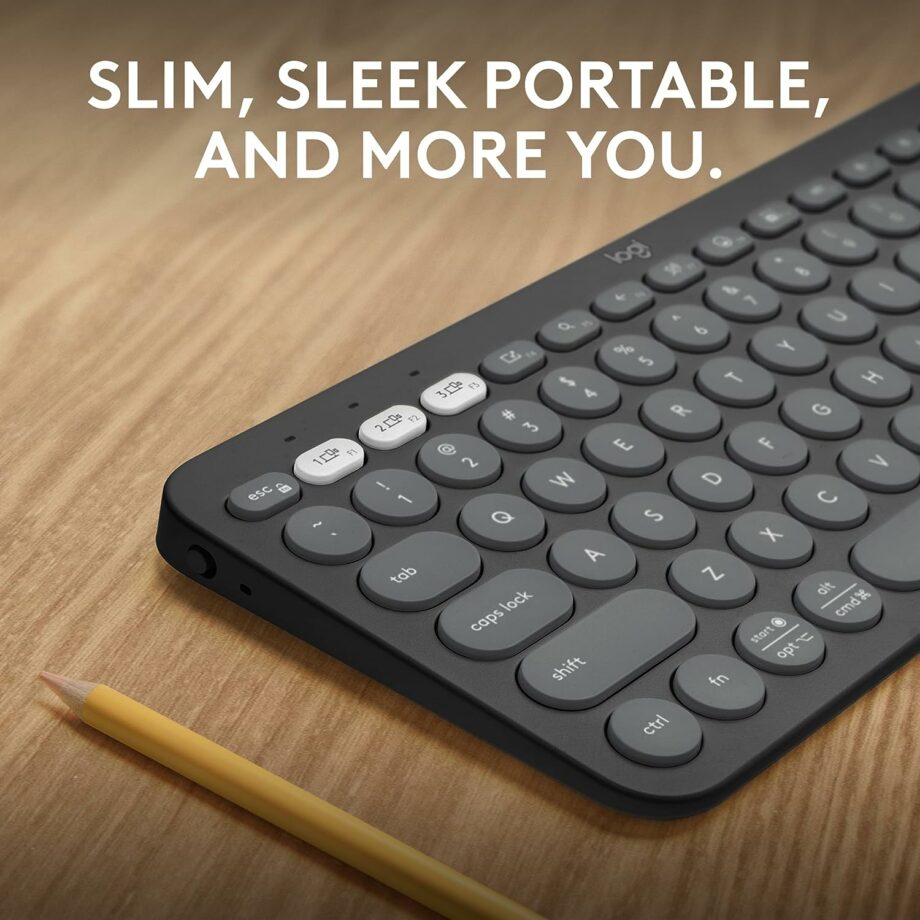 Logitech Pebble Keys 2 K380s Multi-Device Bluetooth Keyboard – Graphite