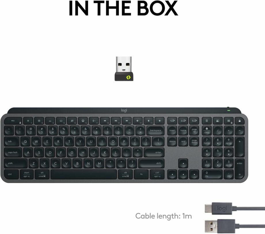 Logitech MX Keys S Advanced Wireless Illuminated Keyboard - Arabic Layout