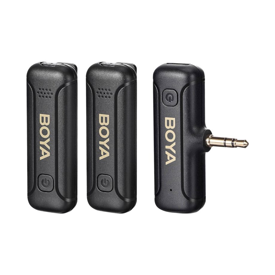 Boya BY-WM3T2-M2 3.5mm Mini 2.4GHz Wireless Dual Microphones