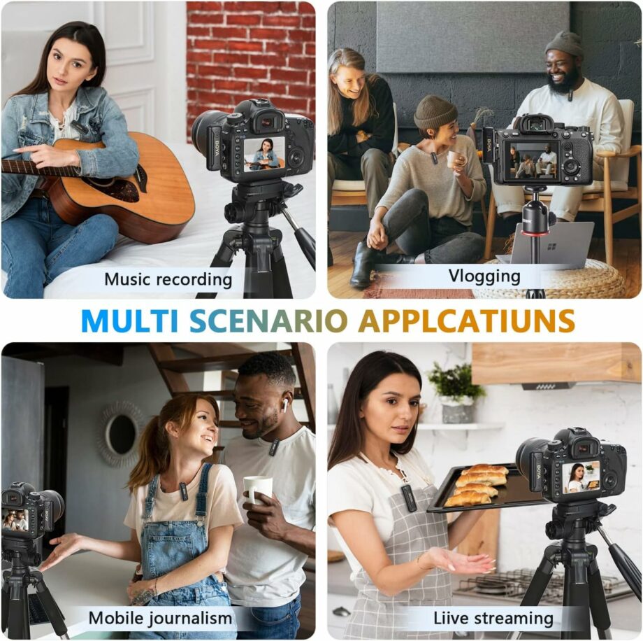 Boya BY-WM3T2-M1 3.5mm Mini 2.4GHz Wireless Microphone