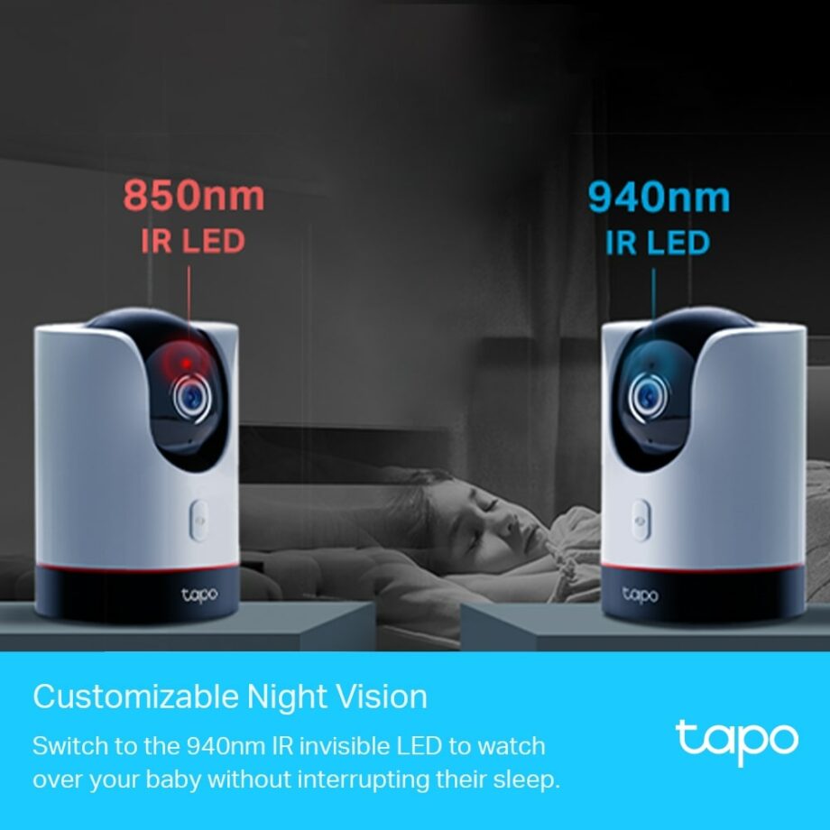 TP-Link Pan/Tilt 2K HDR AI Home Security Wi-Fi Camera (Tapo C225)