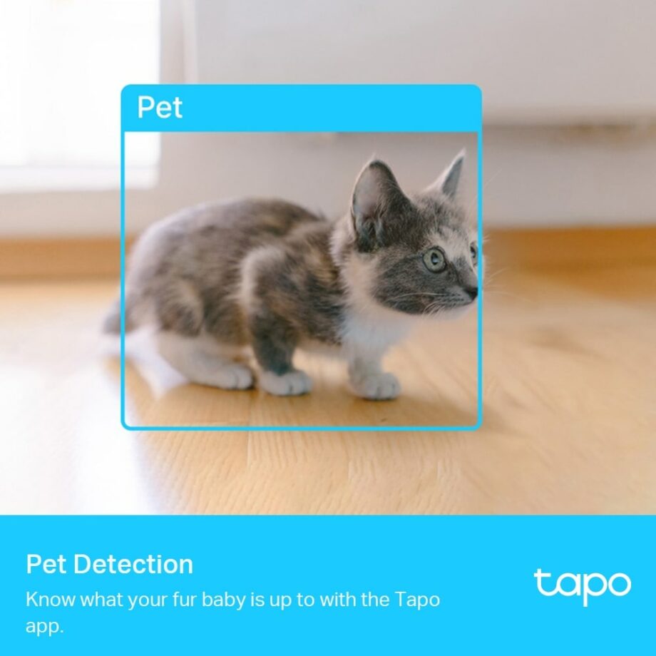 TP-Link Pan/Tilt 2K HDR AI Home Security Wi-Fi Camera (Tapo C225)