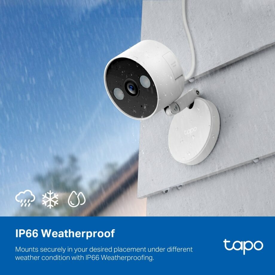 TP-Link Tapo Indoor/Outdoor 2K Wi-Fi Home Security Camera (Tapo C120)