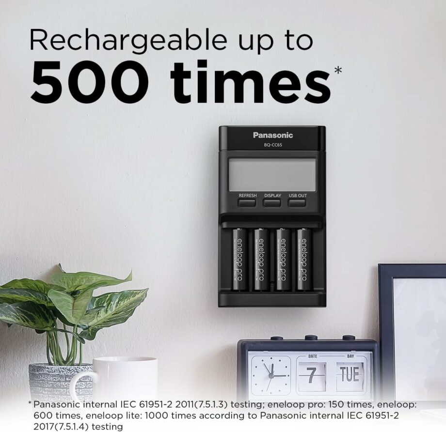 Eneloop Pro 2x AAA Minimum 930mAh NiMH Rechargeable Batteries