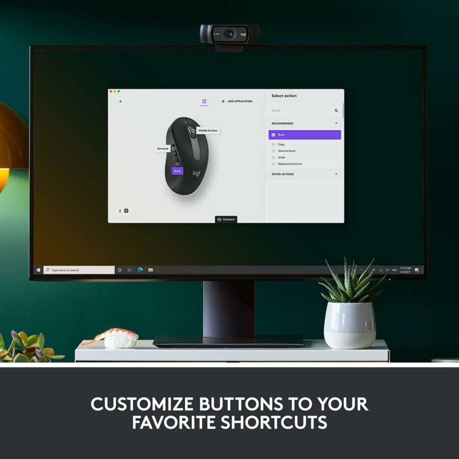 Logitech Signature M650 Medium Wireless & Bluetooth Mouse - Graphite