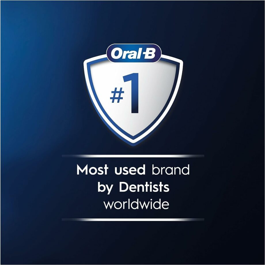 Oral-B by Braun Pro 3 3000 Electric Toothbrush with Smart Pressure Sensor & 2 Sensitive Heads