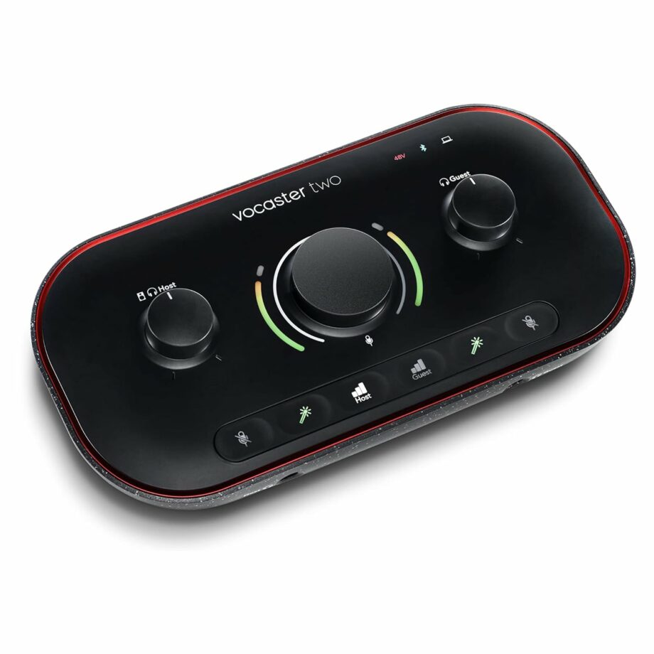 Focusrite Vocaster Two Podcasting Interface for Recording Host and Guest (Pre-Order)