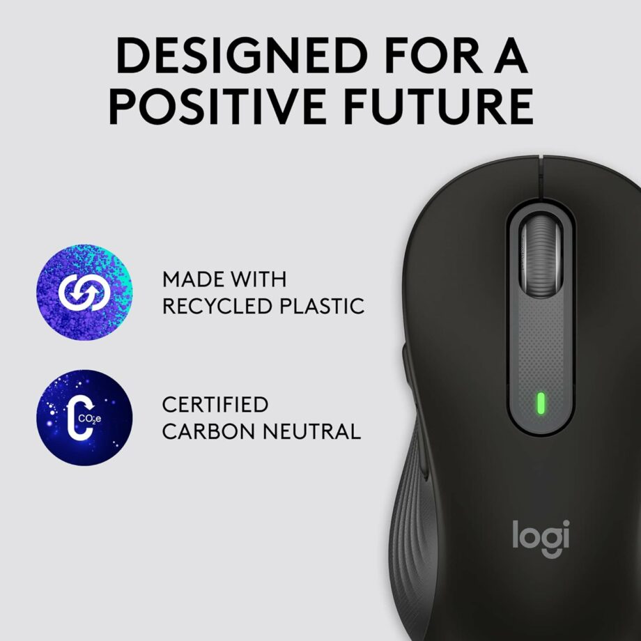 Logitech Signature M650 Medium Wireless & Bluetooth Mouse - Graphite