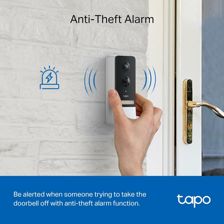 TP-Link Tapo Smart Battery 2K Video Doorbell (Tapo D230S1)