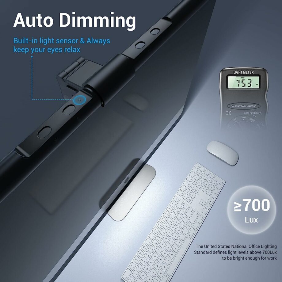 Quntis ScreenLinear Pro Monitor Light Bar for Eye Caring with Touch Control