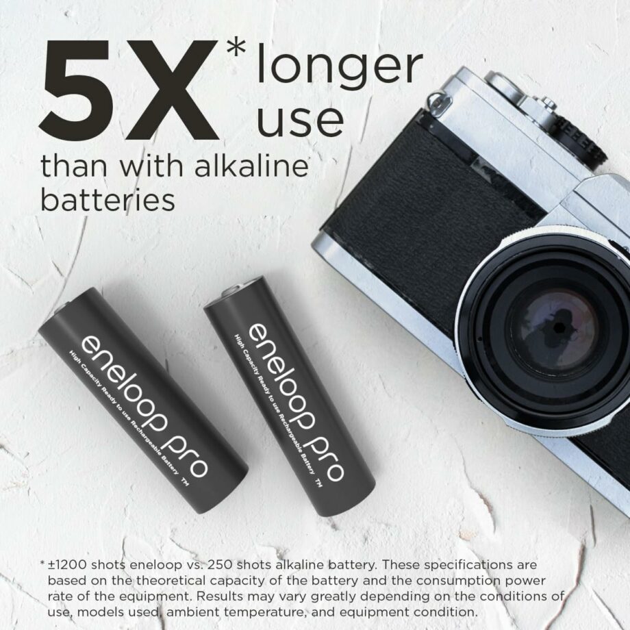 Eneloop Pro 2x AAA Minimum 930mAh NiMH Rechargeable Batteries