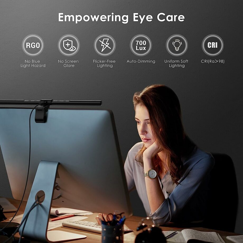 Quntis ScreenLinear Pro Monitor Light Bar for Eye Caring with Touch Control