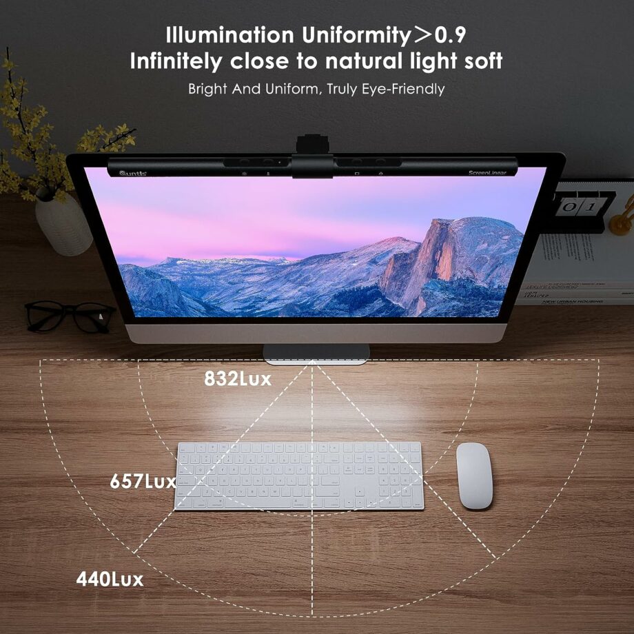 Quntis ScreenLinear Pro Monitor Light Bar for Eye Caring with Touch Control