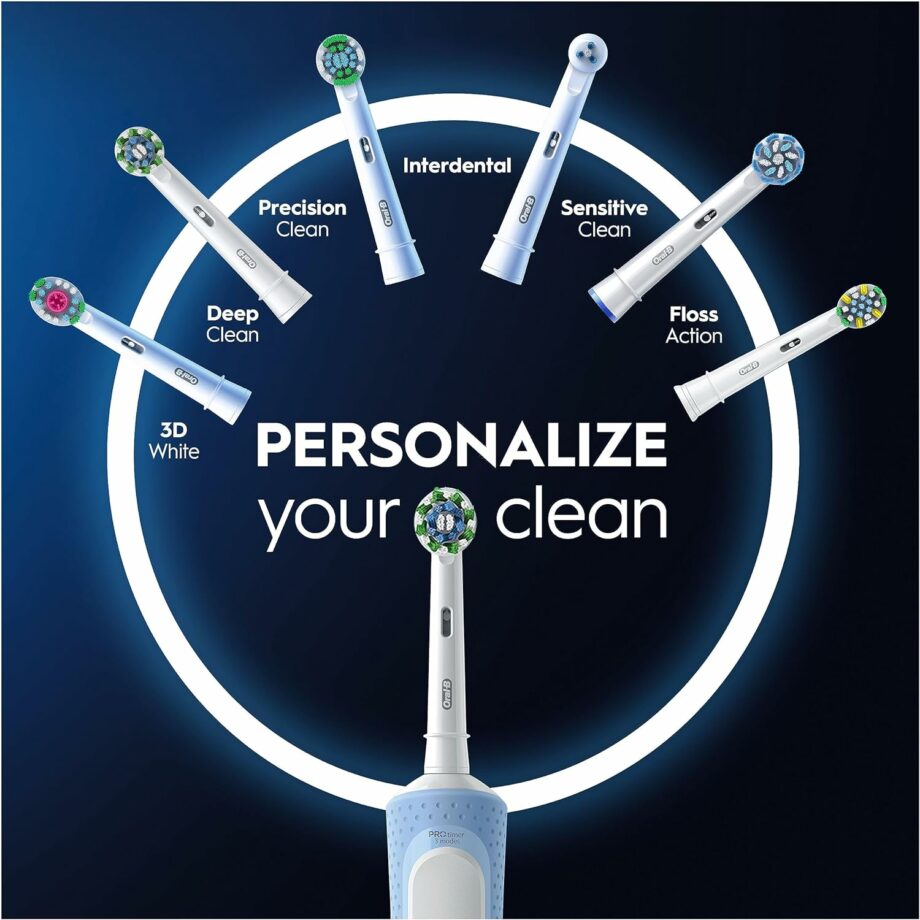 Oral-B by Braun Vitality Pro Electric Toothbrush with 3 Brushing Modes – Blue