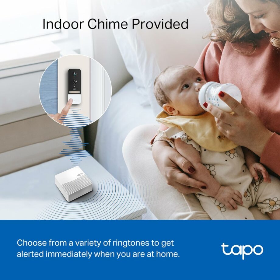 TP-Link Tapo Smart Battery 2K Video Doorbell (Tapo D230S1)