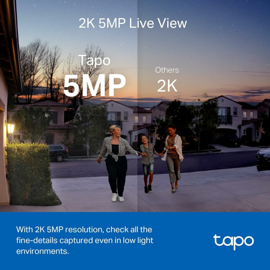 TP-Link Tapo Smart Battery 2K Video Doorbell (Tapo D230S1)