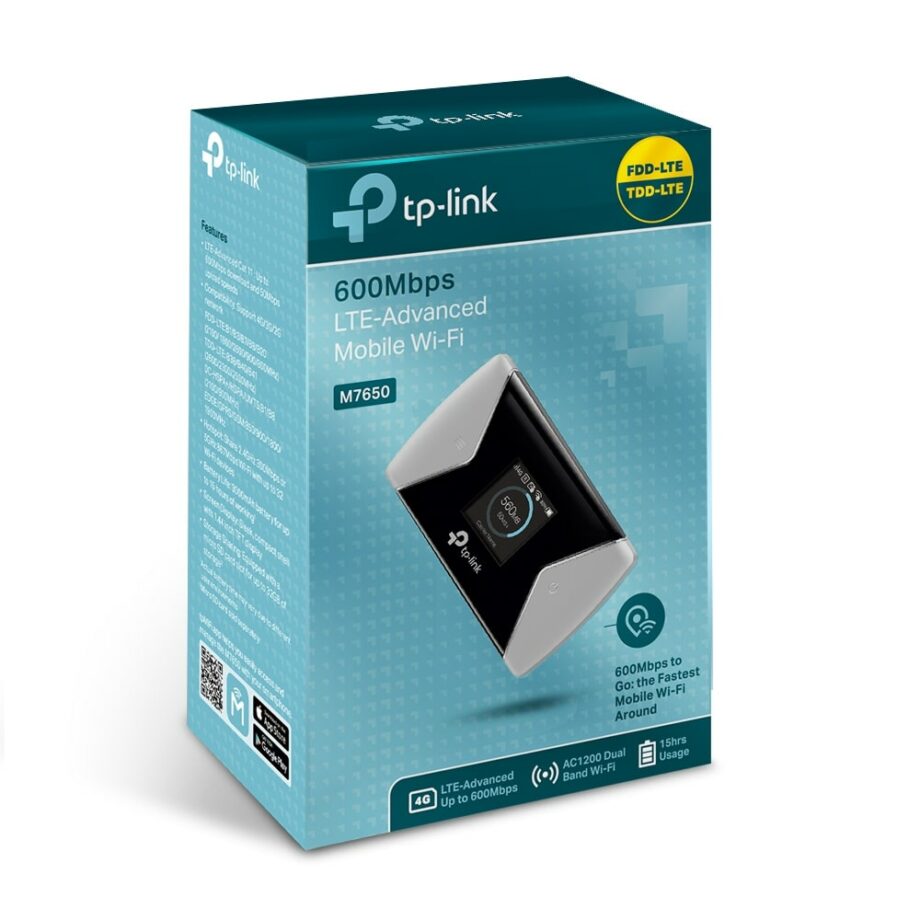 TP-Link 600 Mbps LTE-Advanced Mobile Wi-Fi (M7650)