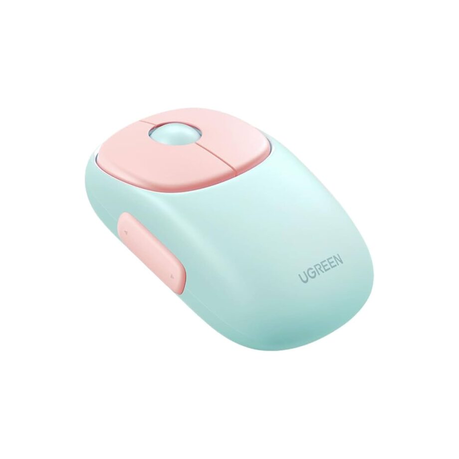 UGREEN Fun+ Silent 2.4Ghz and Bluetooth Wireless Mouse - Pink