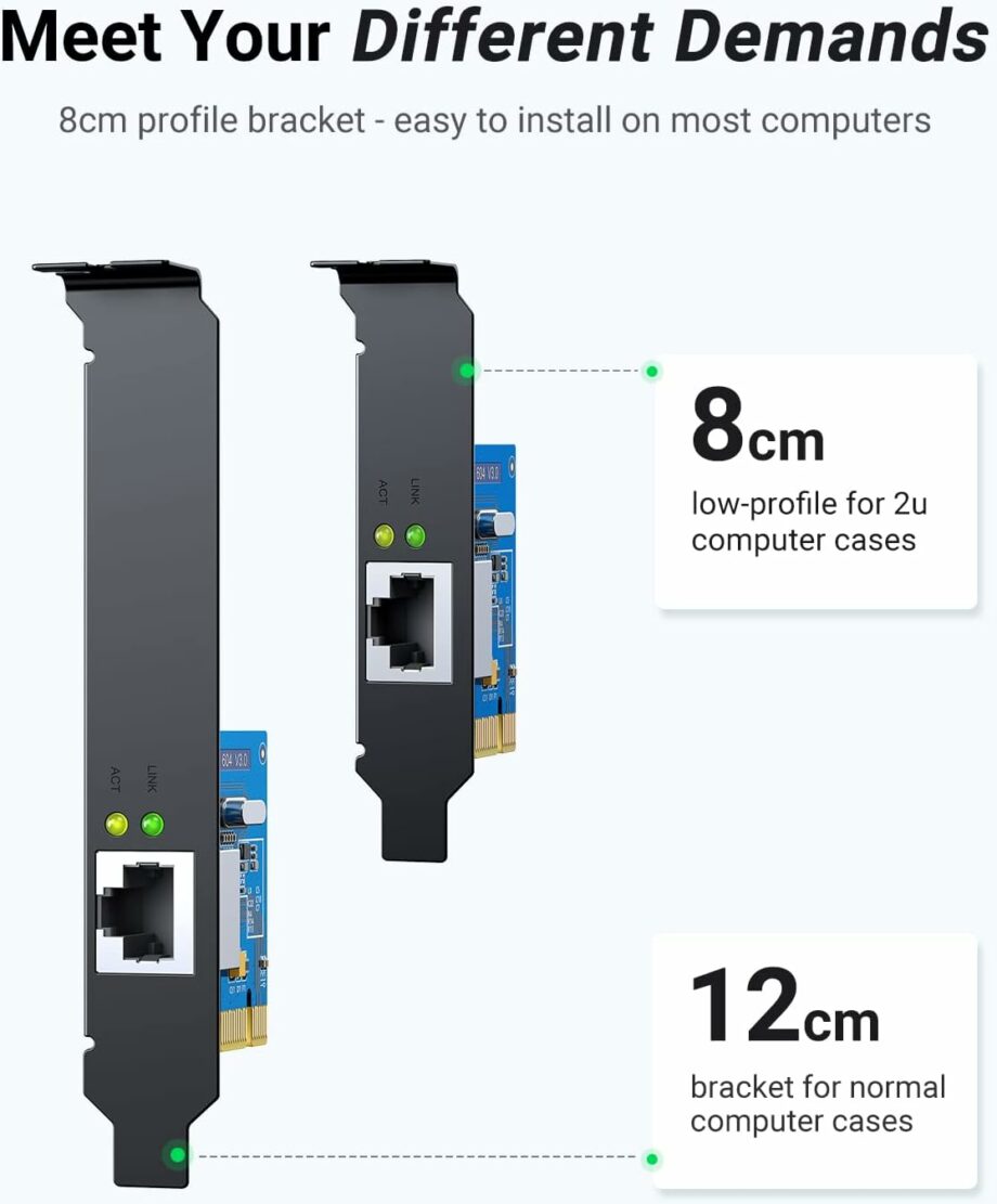 UGREEN 10/100/1000Mbps Gigabit Ethernet PCI Express PCI-E Network Adapter