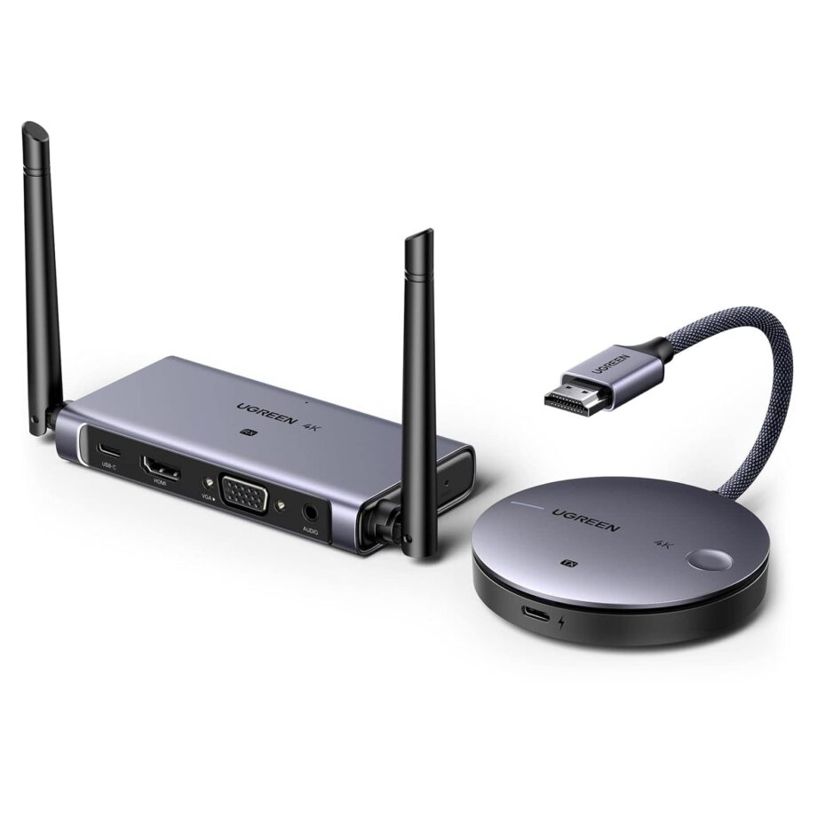 UGREEN 4K@30Hz Wireless HDMI 50M Range Transmitter and Receiver
