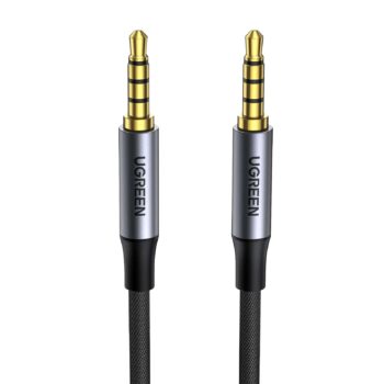 UGREEN 3.5mm 4-Pole Braided Audio Cable with Microphone Function - 1.5M