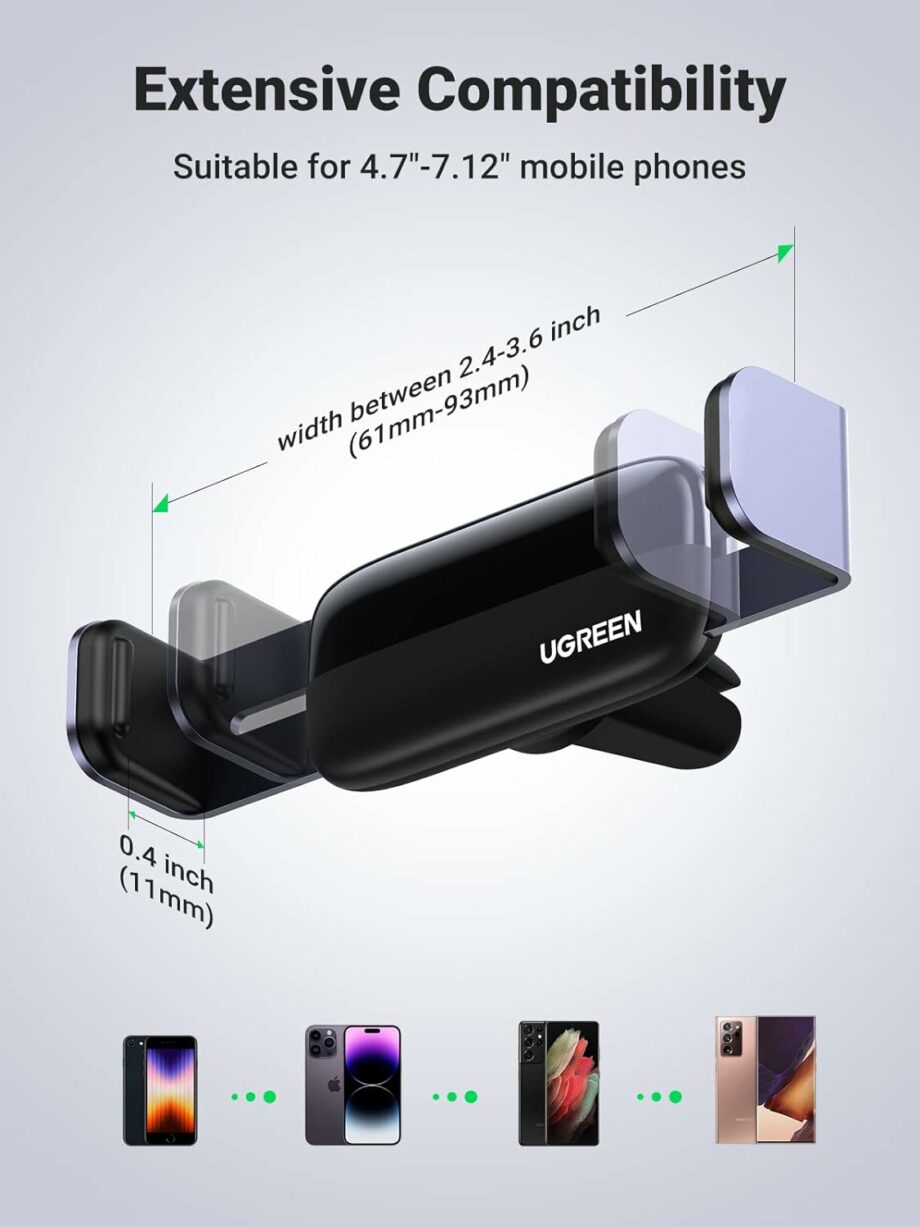 UGREEN Air Vent Clip Car Vent Phone Holder