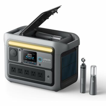 Anker SOLIX C800 Plus Portable Power Station with Camping Lights