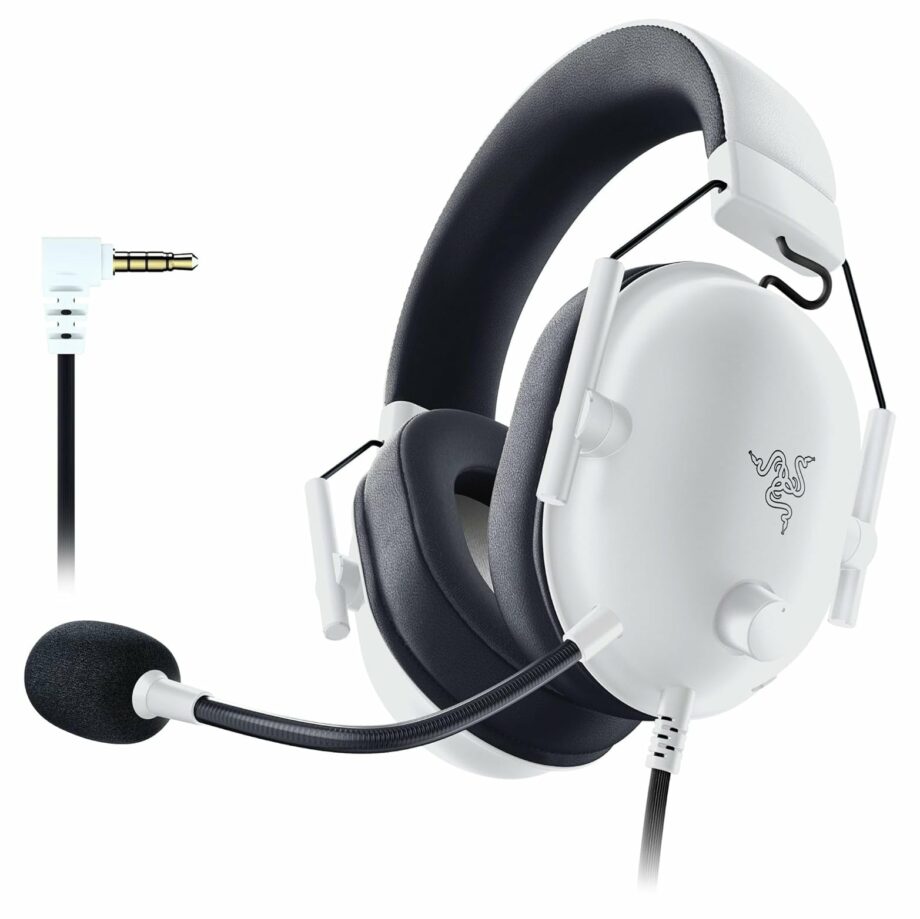 Razer BlackShark V2 X 7.1 Surround Sound Gaming Headset - White