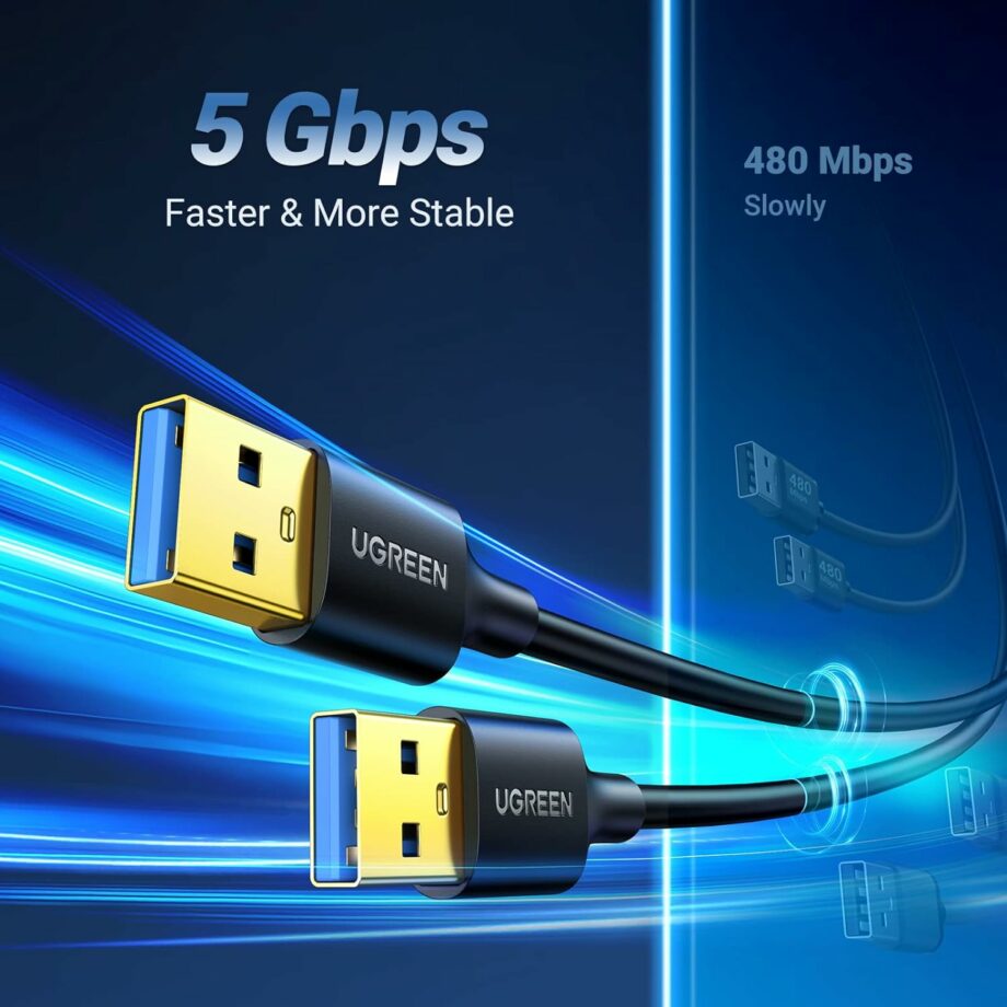 UGREEN USB 3.0 Male to Male Cable - 2M