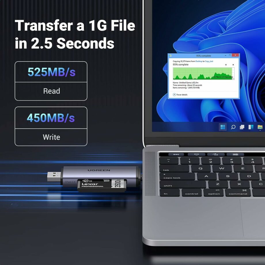 UGREEN USB 3.0 and USB C to C Fast 2.0 Card Reader
