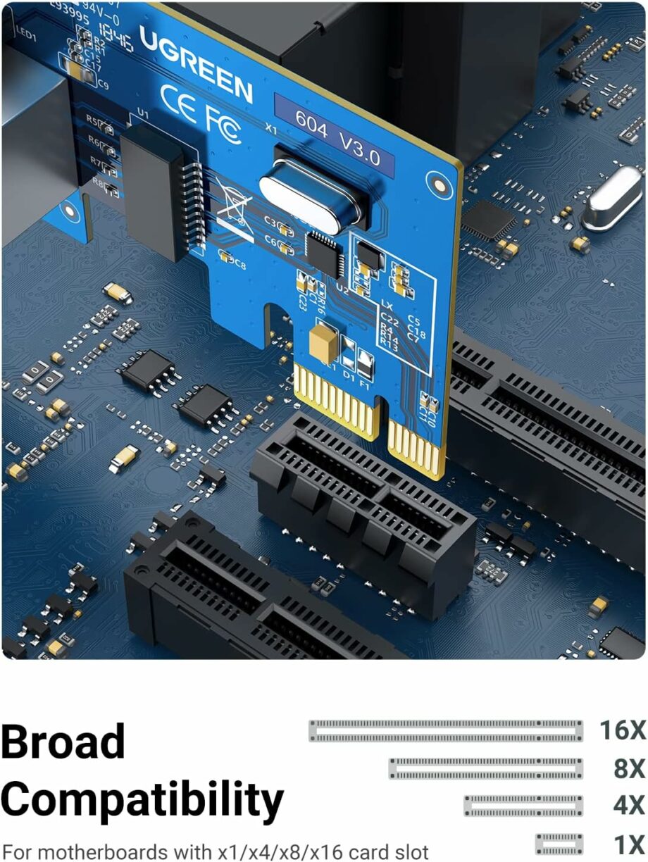 UGREEN 10/100/1000Mbps Gigabit Ethernet PCI Express PCI-E Network Adapter