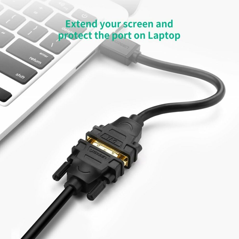 UGREEN DVI D 24+5 Female to HDMI Male Bidirectional Adapter Cable