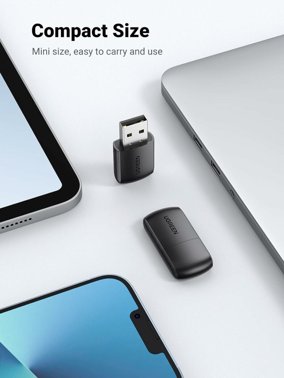 UGREEN AC650 Dual Band 2.4Ghz and 5Ghz USB WiFi Adapter