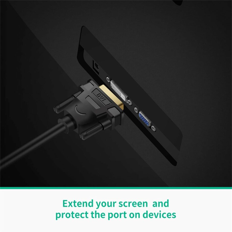UGREEN DVI D 24+1 Male to HDMI Female Bidirectional Adapter Cable