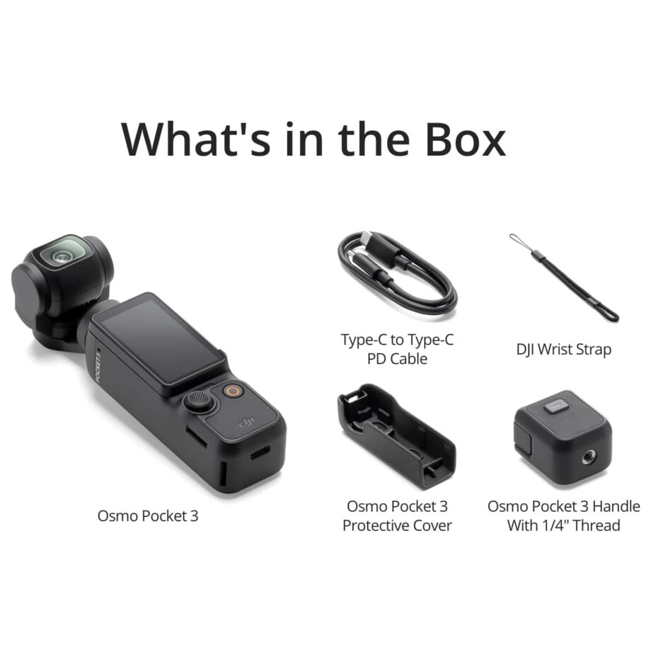 DJI Osmo Pocket 3 Vlogging Camera with 1'' CMOS & 4K/120fps Video and 3-Axis Stabilization (Pre-Order)