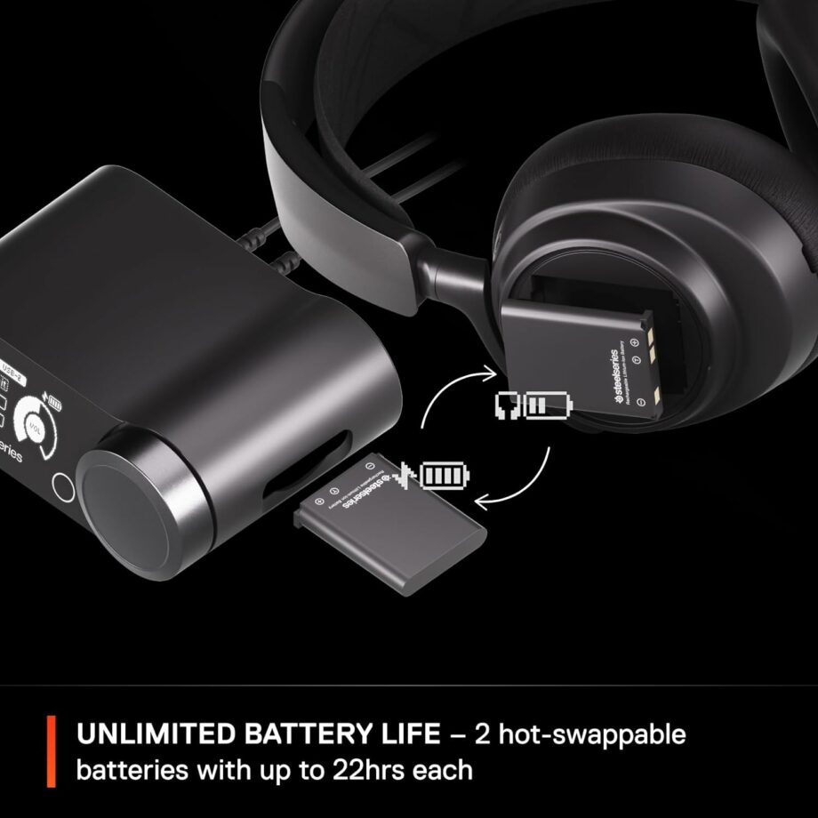 SteelSeries Arctis Nova Pro Wireless Multi-System Gaming Headset - Black