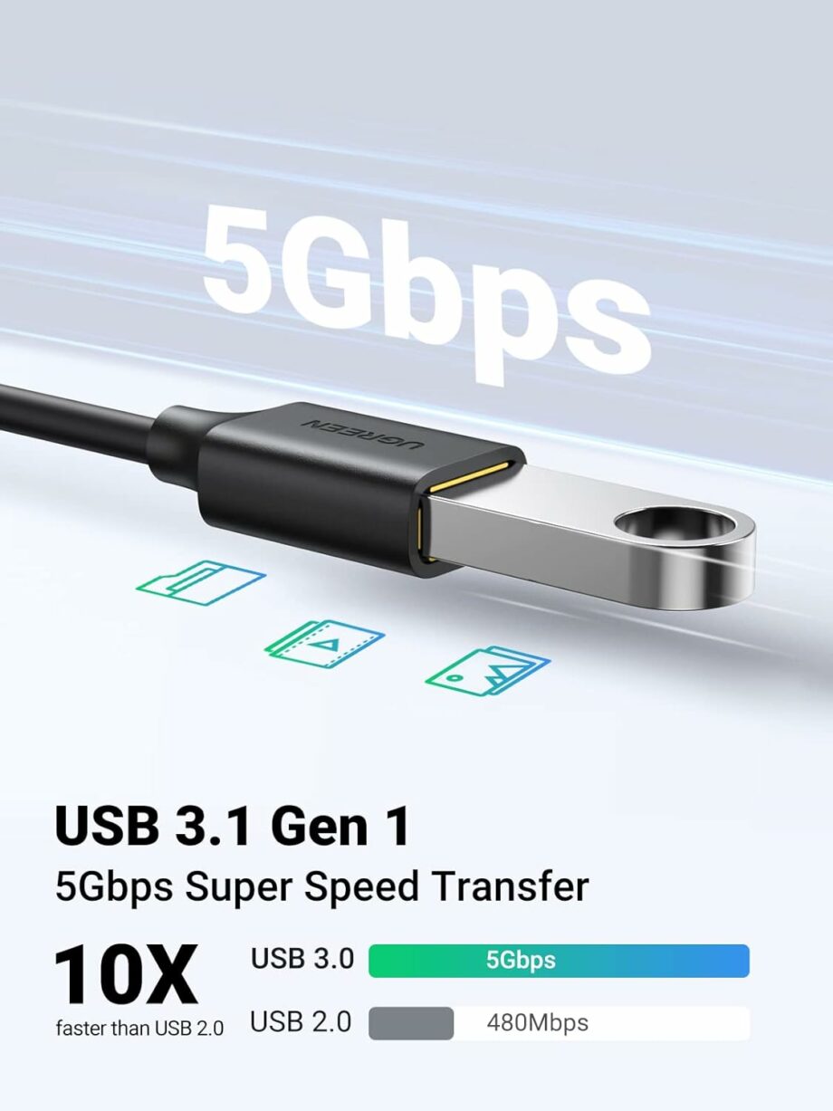 UGREEN USB C Male to USB 3.1 Female Adapter