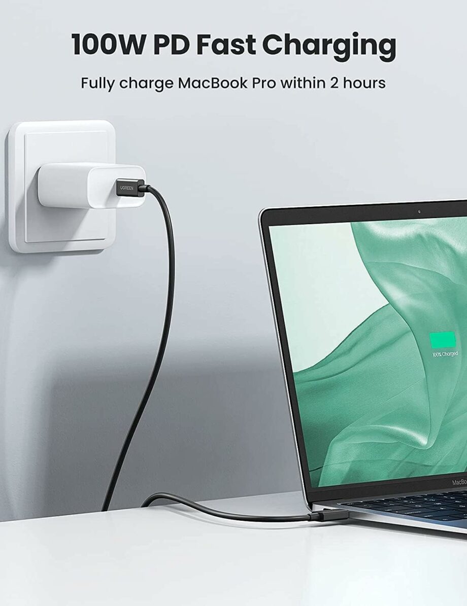 UGREEN Thunderbolt 4 With 100W Charging Cable - 0.8M