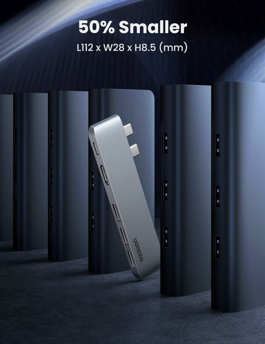 UGREEN 5-in-2 USB C Hub for MacBook Air / Pro