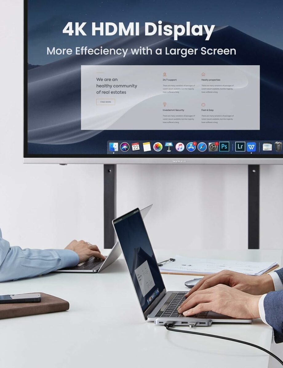 UGREEN 5-in-2 USB C Hub for MacBook Air / Pro