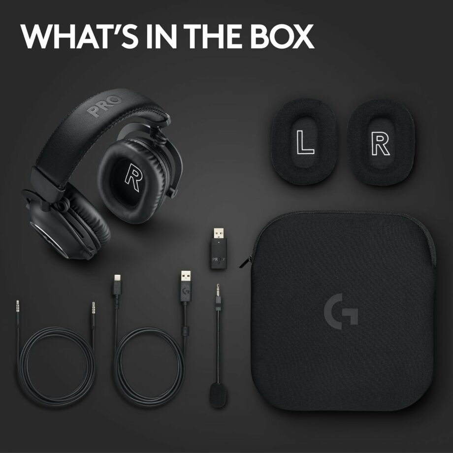 Logitech G PRO X Gen 2 Wireless 2.4GHz and Bluetooth Gaming Headset - Black