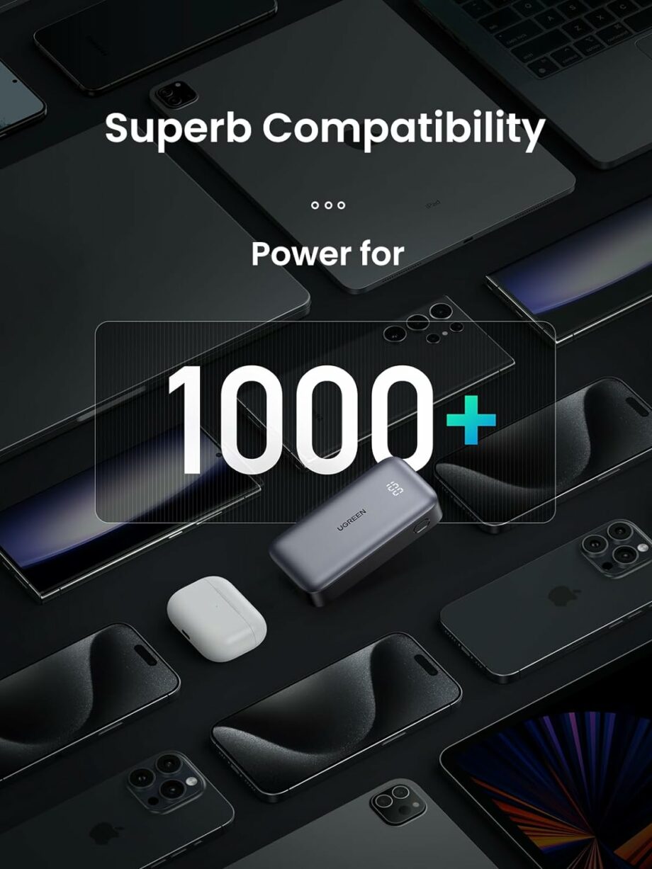 UGREEN Nexode 10,000mAh 30W PD Power Bank - Black