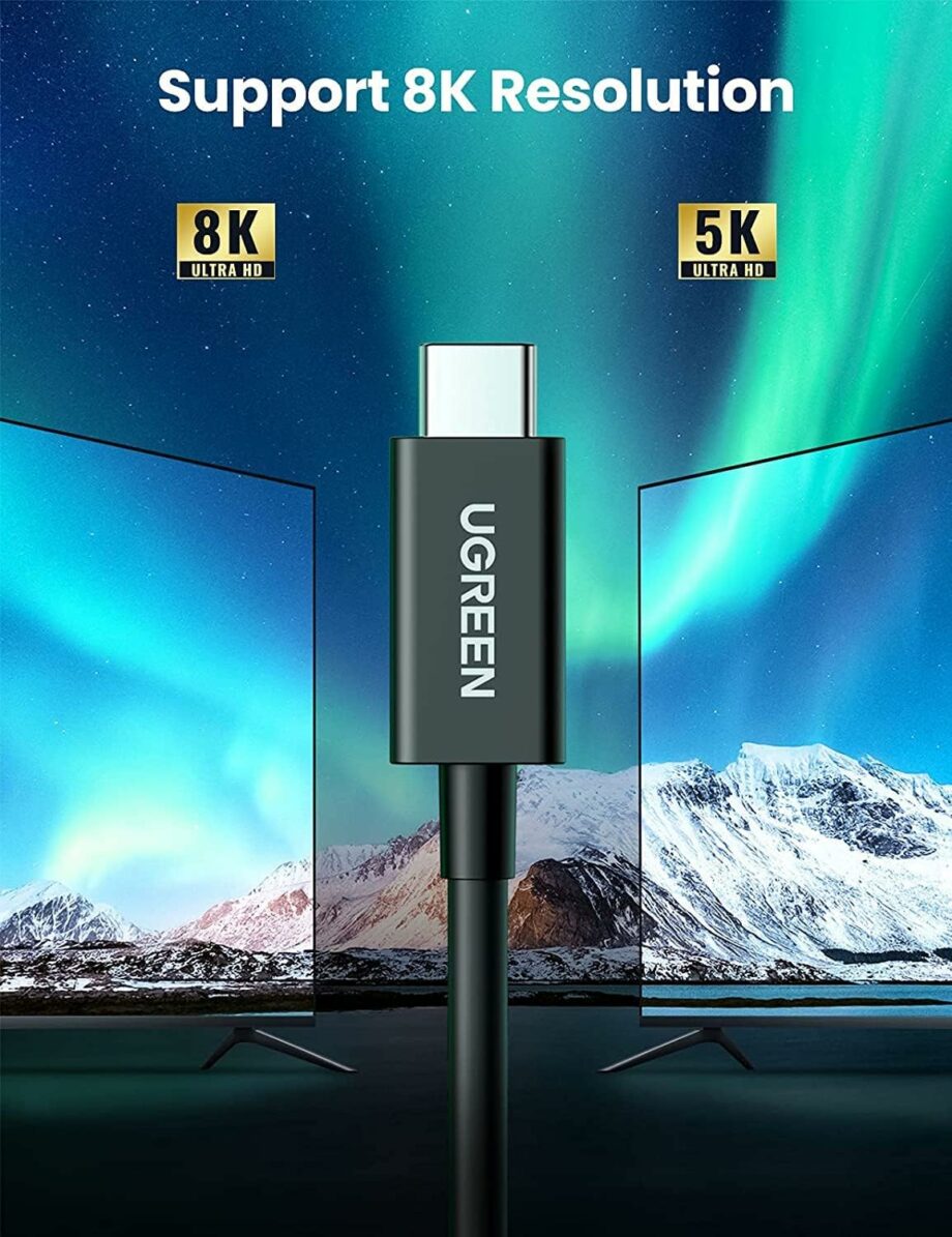 UGREEN Thunderbolt 4 With 100W Charging Cable - 0.8M