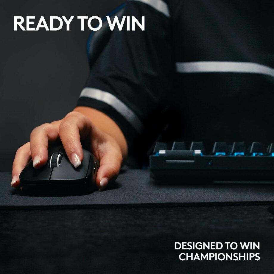 Logitech G PRO X TKL LIGHTSPEED Wireless Gaming Keyboard Linear Switches (GX Red) - Black